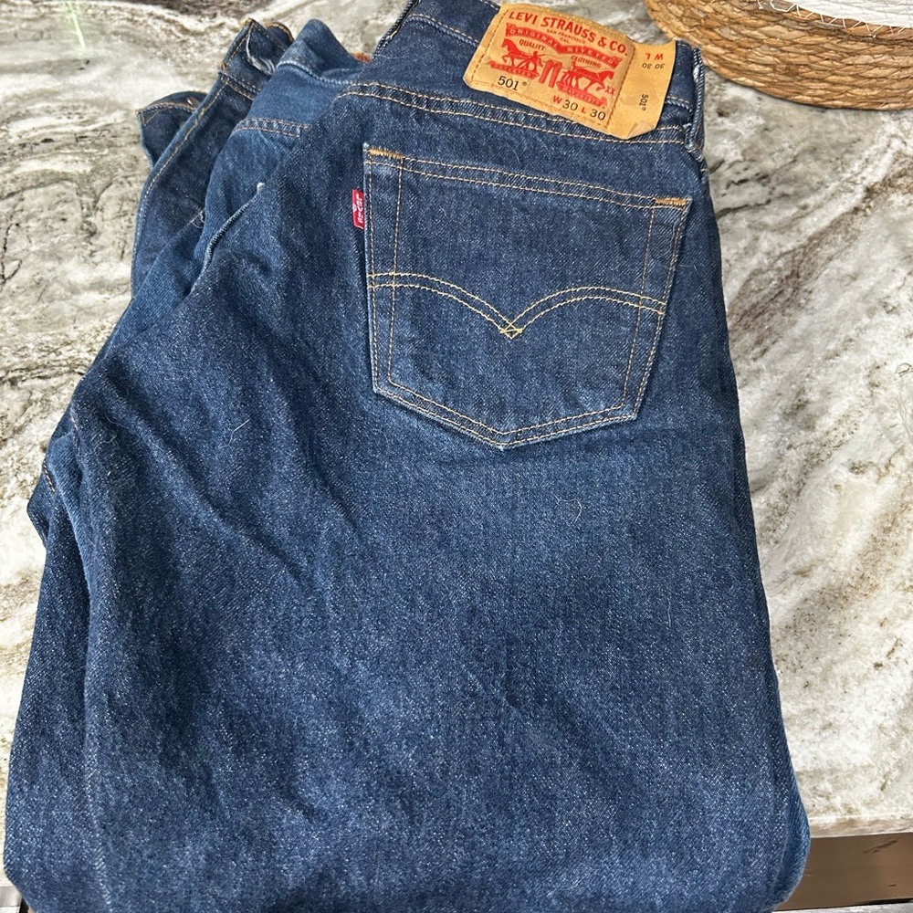Levi's Blue Relaxed Fit Jeans with Iconic Style